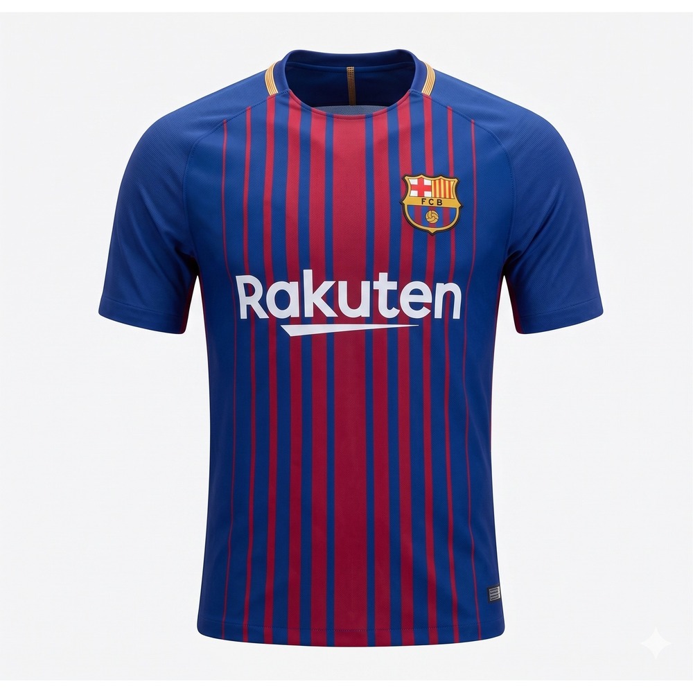 FC Barcelona 2017-18 Messi‎ 10 Home Jersey Blue Red Striped Size 176 Mens SM XL